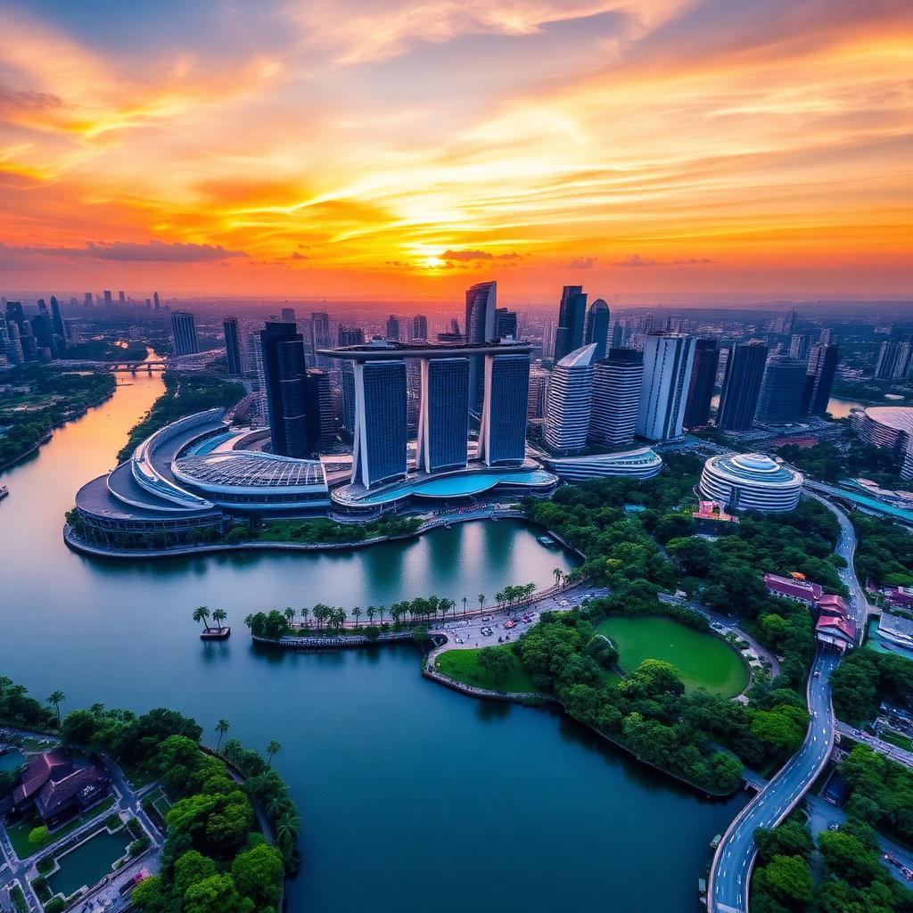 South East Asia skyline